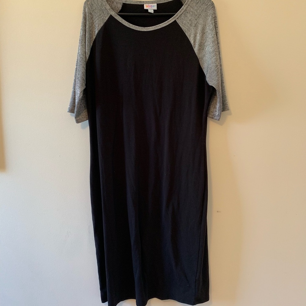 Black and silver body on dress